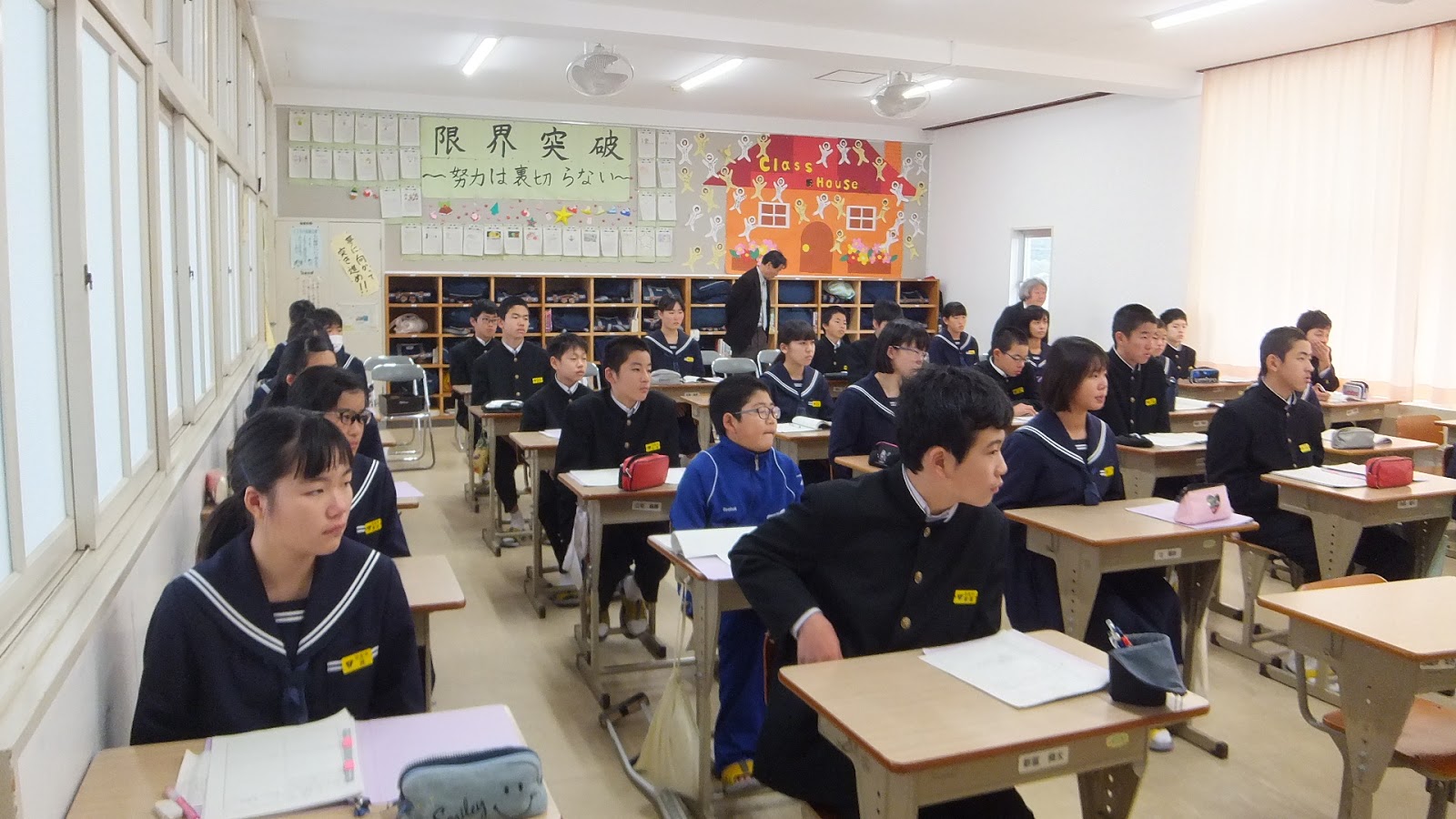 せっぺきばれ！ 日置市立日吉中学校のブログ 職業人に学ぶ ～1年総合～