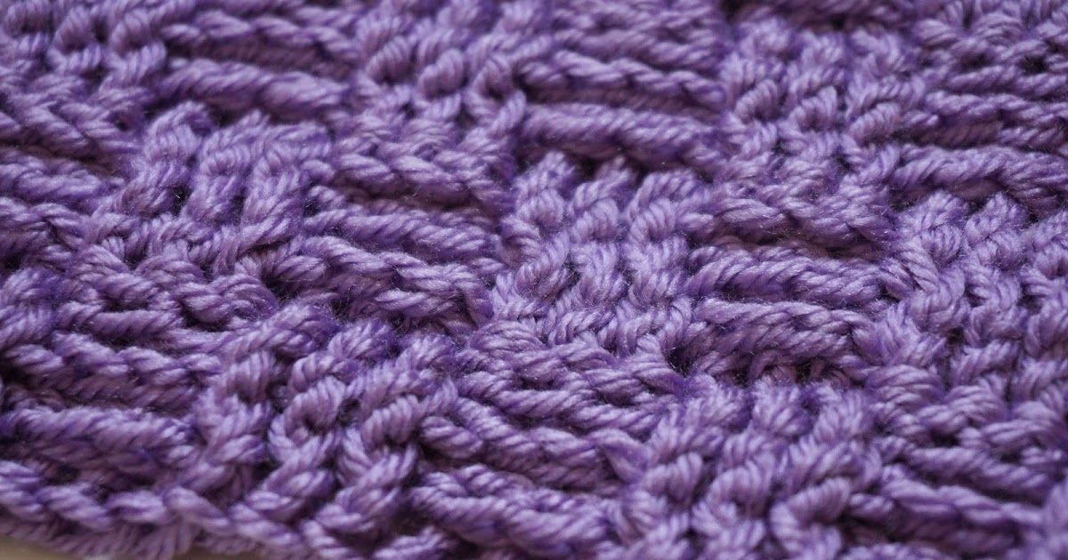 basket weave crochet stitch
