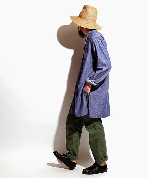 WEAR DIFFERENT: Engineered Garments for FREAK'S STORE Banded Collar