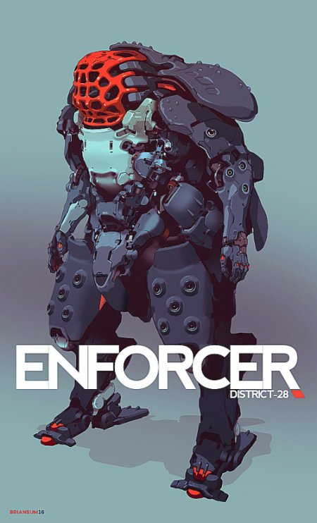 Brian Sum artstation arte ilustrações ficção científica cyberpunk estilo anime