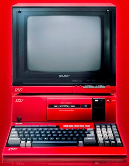 * Eletrônica Campo Elétrico: Tecnologia do passado, um pc Sharp X-1 Z80