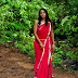 Actress Shweta Basu Hot Sleeveless Red Saree Photos