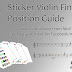 Sticker posisi jari biola 
