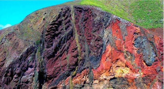 Intrusion of Basaltic Dykes in Volcanic Rocks
