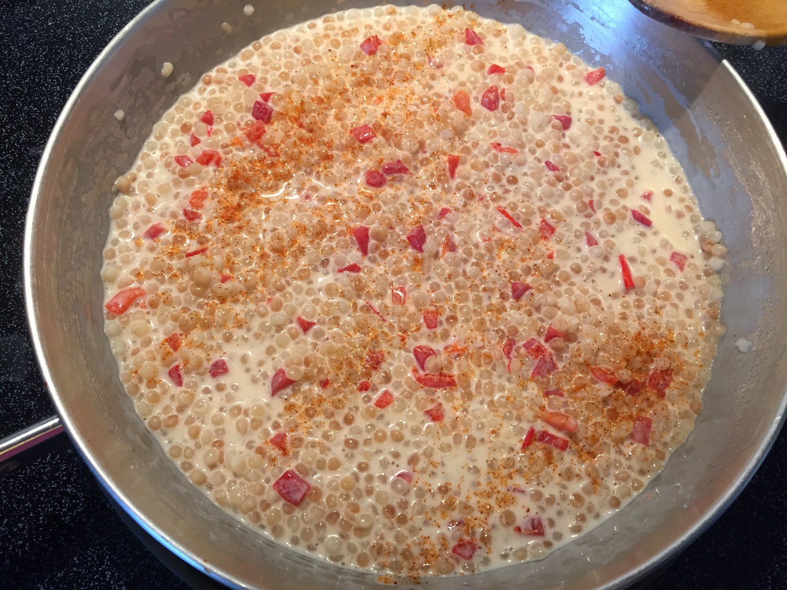 Cupcakes & Crabcakes Israeli Couscous Mac & Cheese