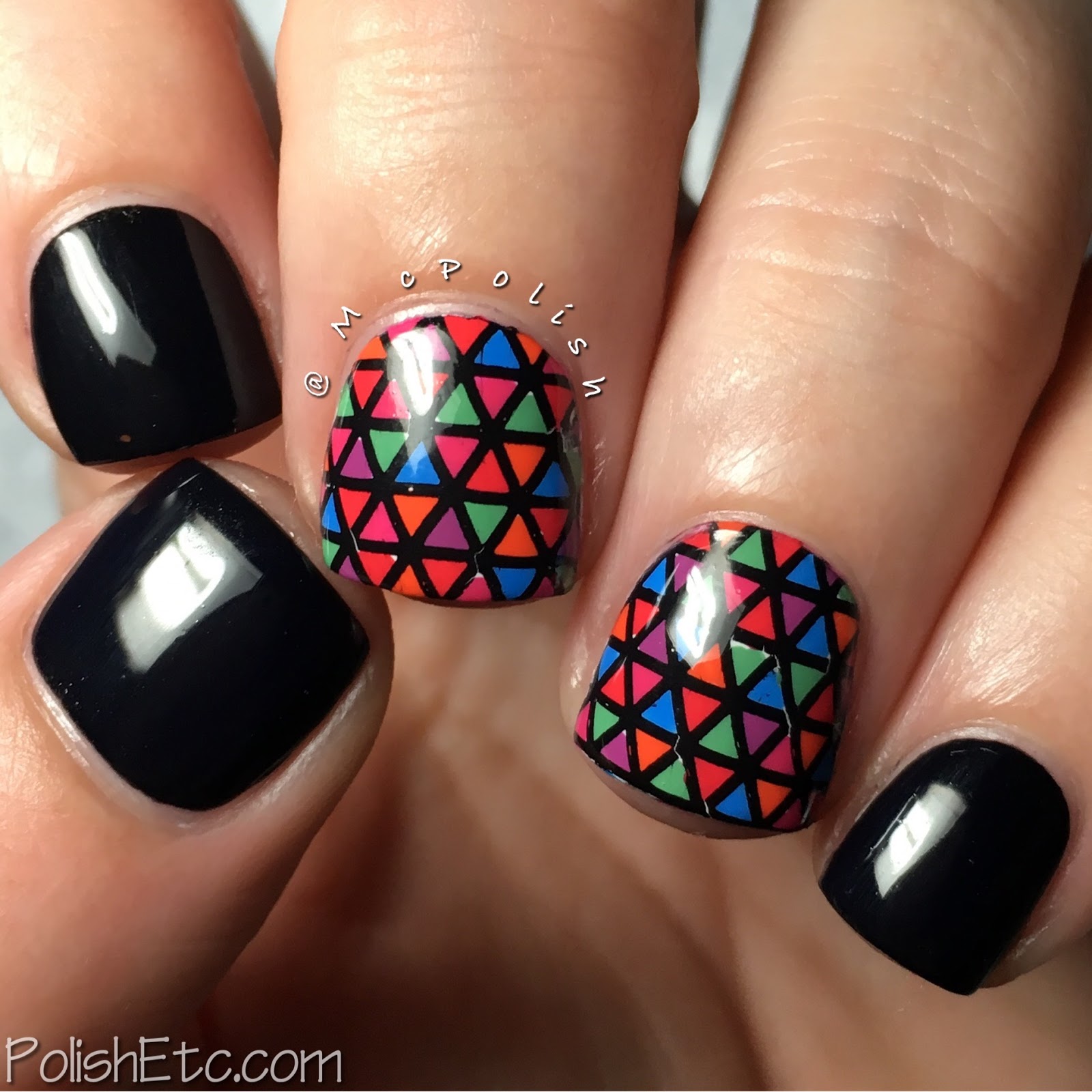 Geometric Nails for the 31DC2016Weekly Polish Etc.
