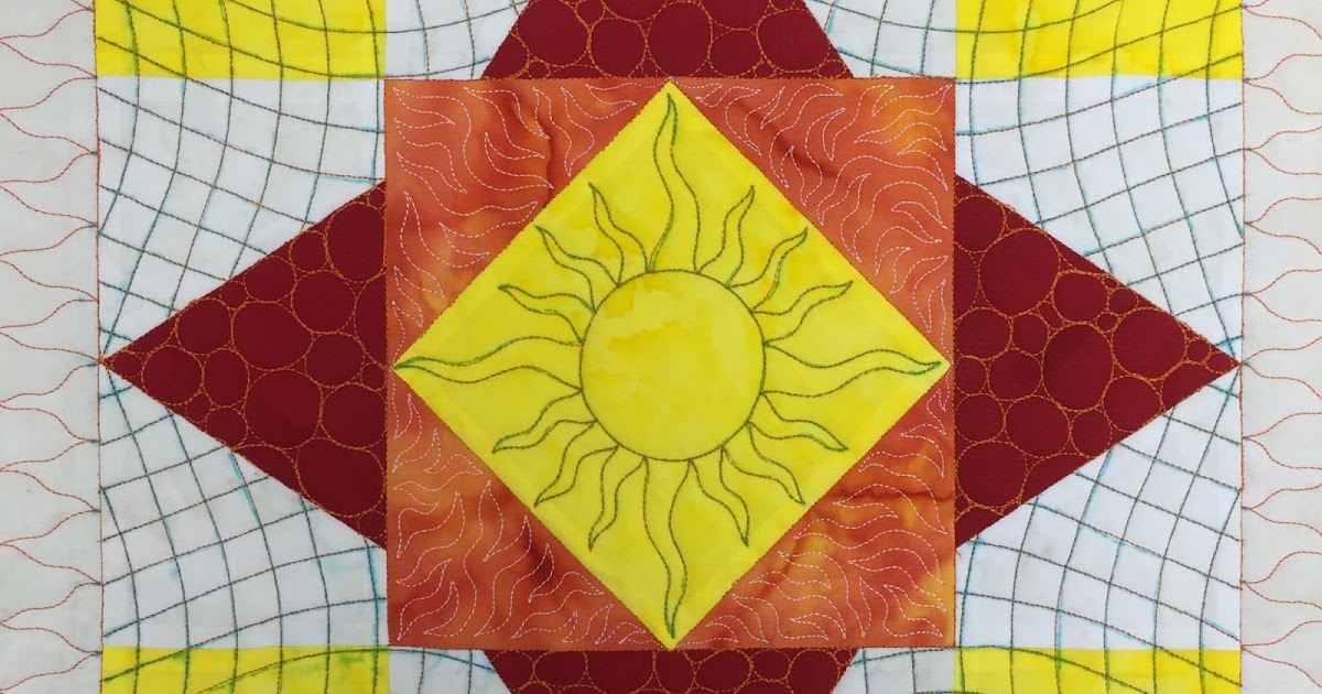 The Free Motion Quilting Project: Diamond in the Sky Block Pattern