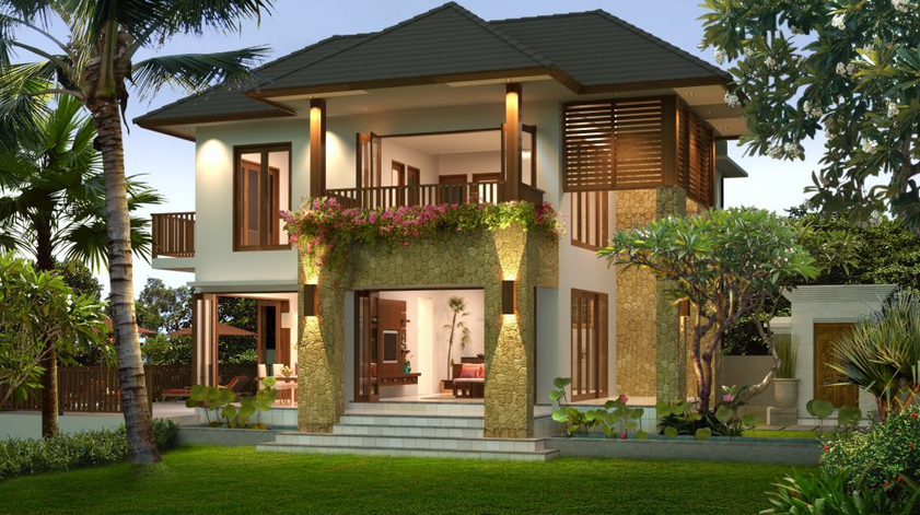  Contoh Desain Rumah Villa Minimalis Modern Terbaru