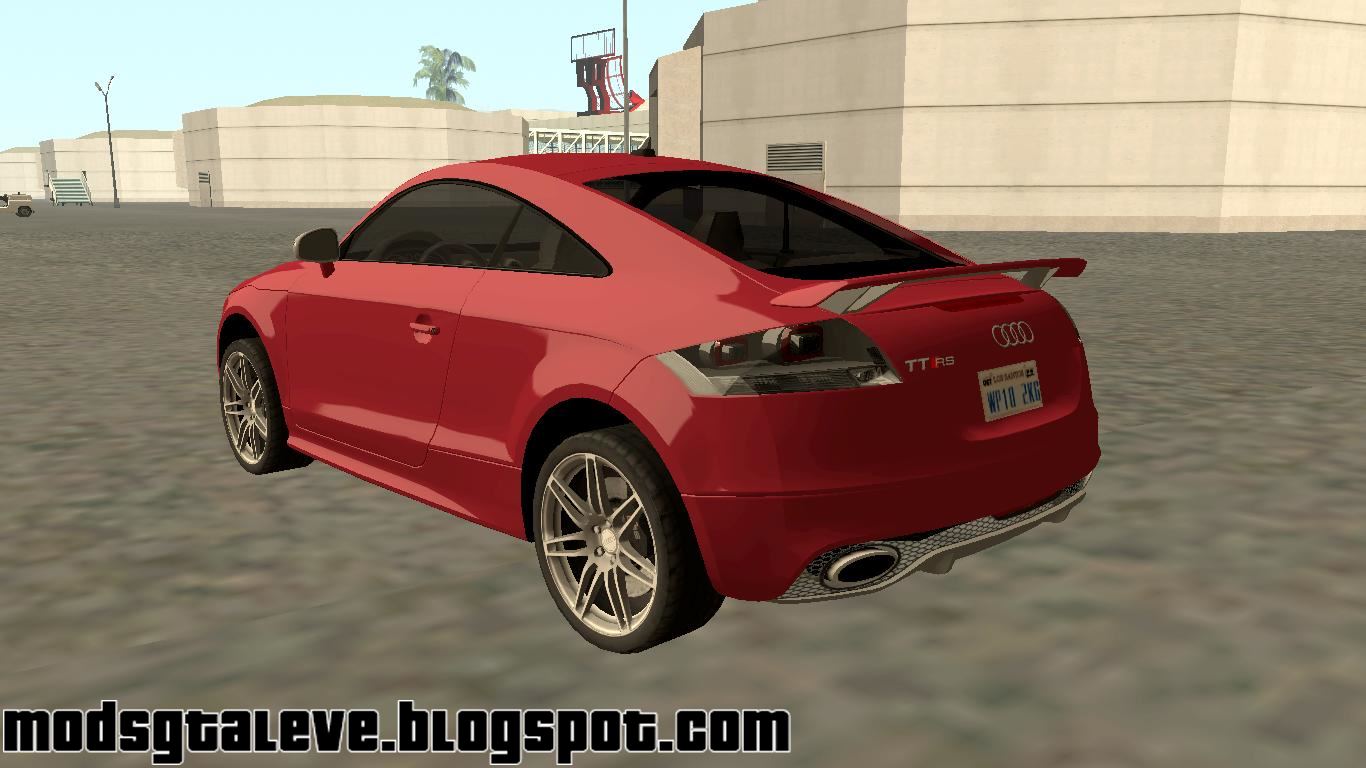 Audi TT-RS - Tunável - Mods GTA Leve