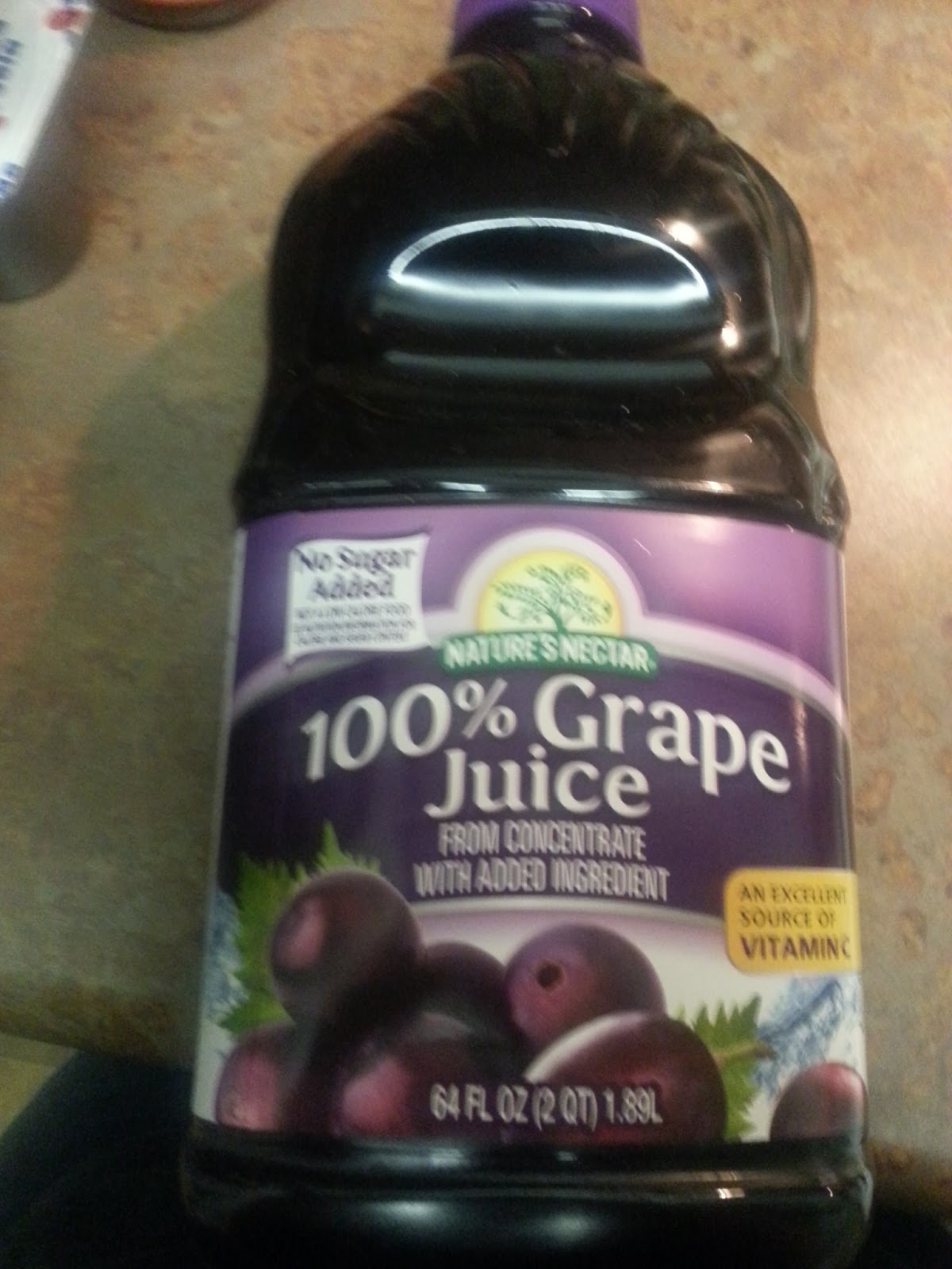 A Simple Frugal Life Grape Juice ALDI Natures Nectar vs. Welch's