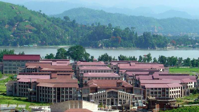 IIT Guwahati on the bank of river Brahmaputra