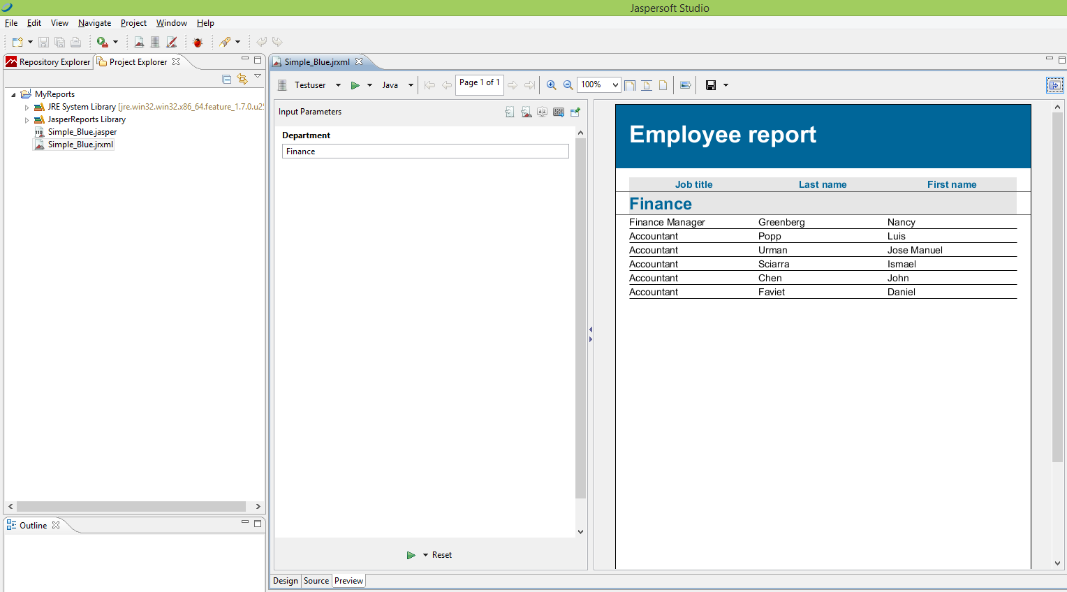 Oracle SOA / Java blog: JasperReports: Quickly generate and customize ...