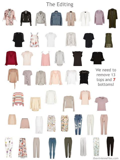 A plan for editing a 50-piece wardrobe A plan for editing a 50-piece wardrobe