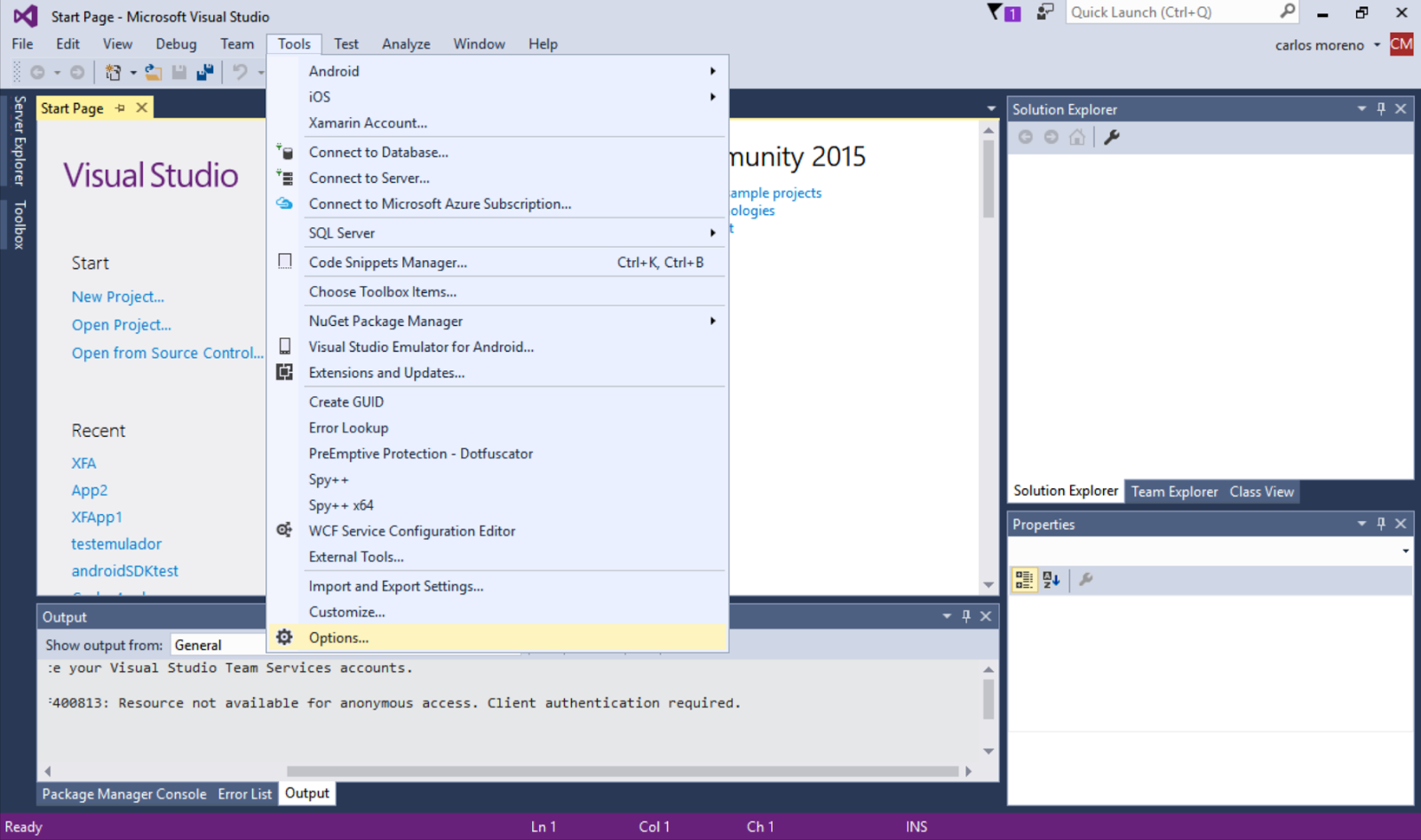 android visual studio android visual studio