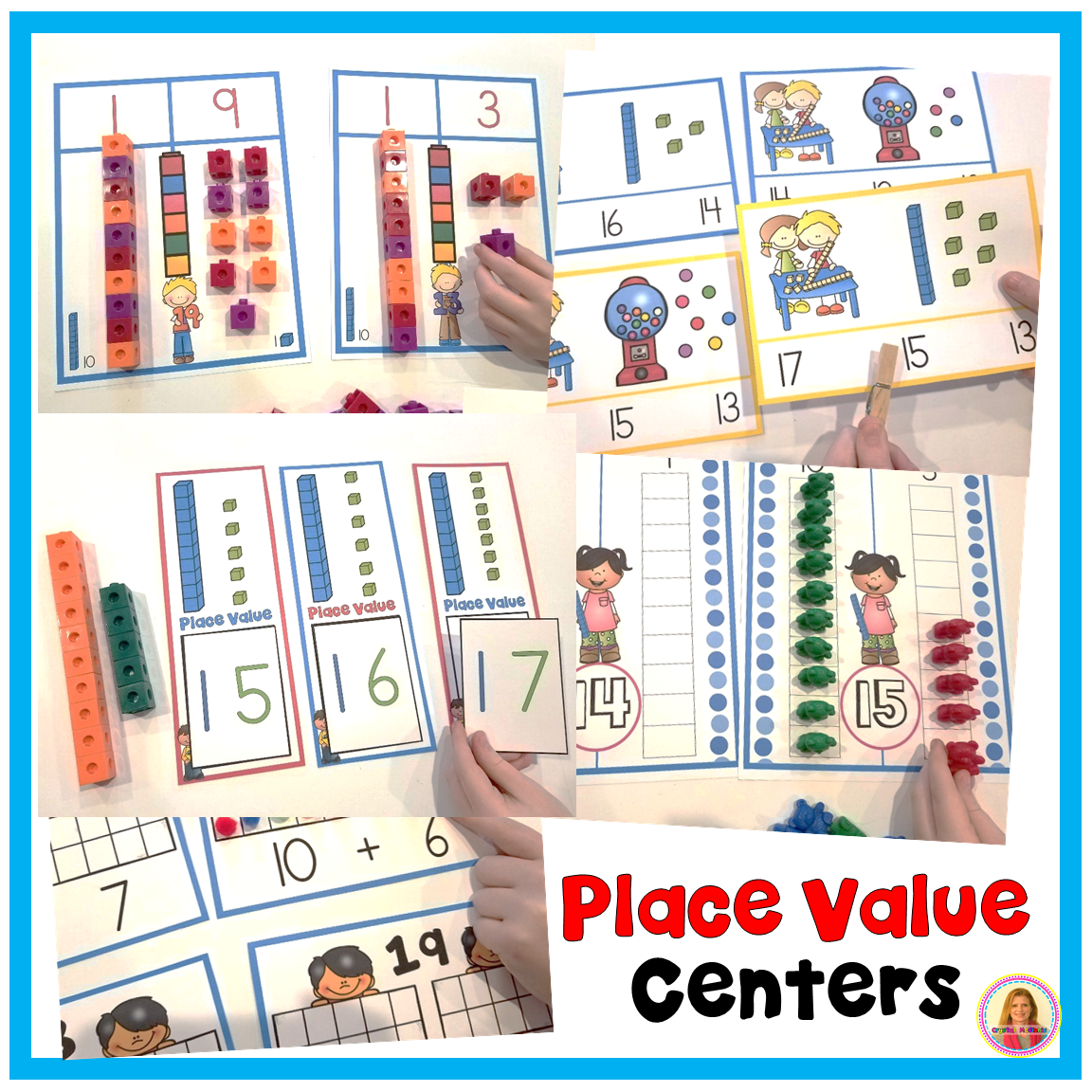 Place Value Centers for Kindergarten | Mrs. McGinnis' Little Zizzers