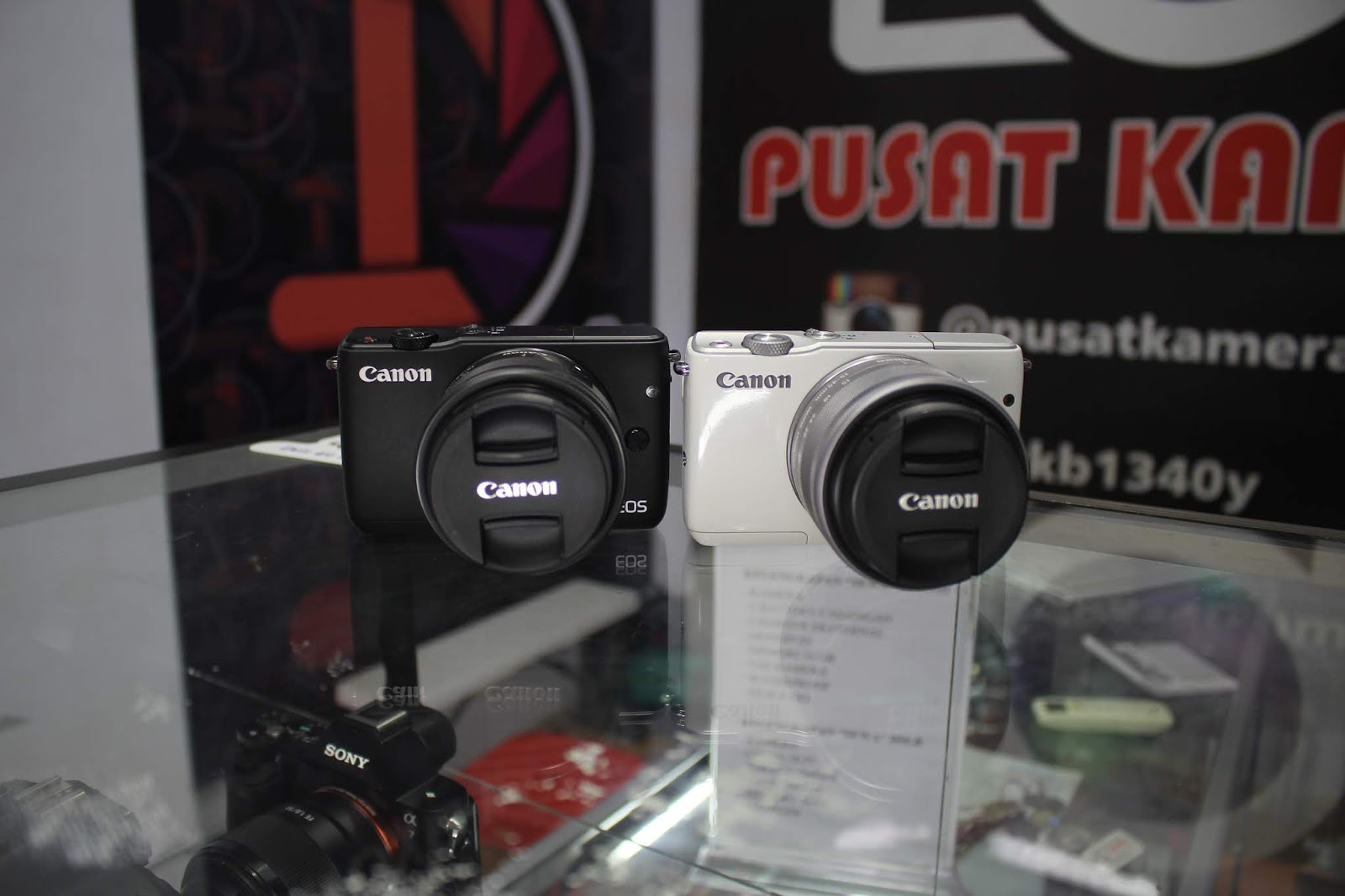 MIRRORLESS M10 WHITE FULLSET JUAL BELI KAMERA BEKAS MALANG