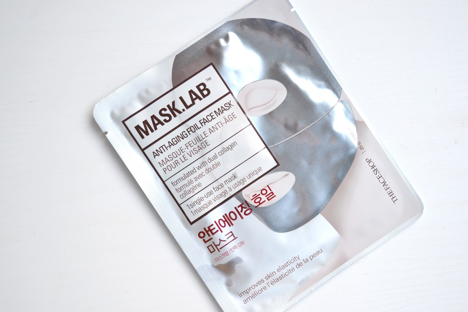 SKINCARE The Face Shop Mask.Lab AntiAging Foil Face Mask Cosmetic