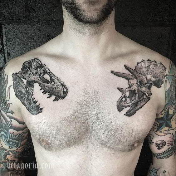 tatuaje de dinosaurio