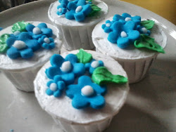 ~CUP CAKE BUTTERCREAM WITH FONDANT~