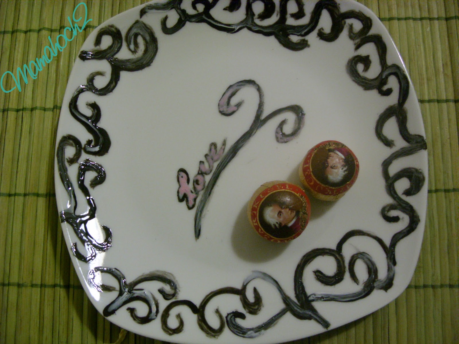 Weihnachtsspecial #1 - Geschirr bemalen (Porzellanmalerei) - ideale DIY ...