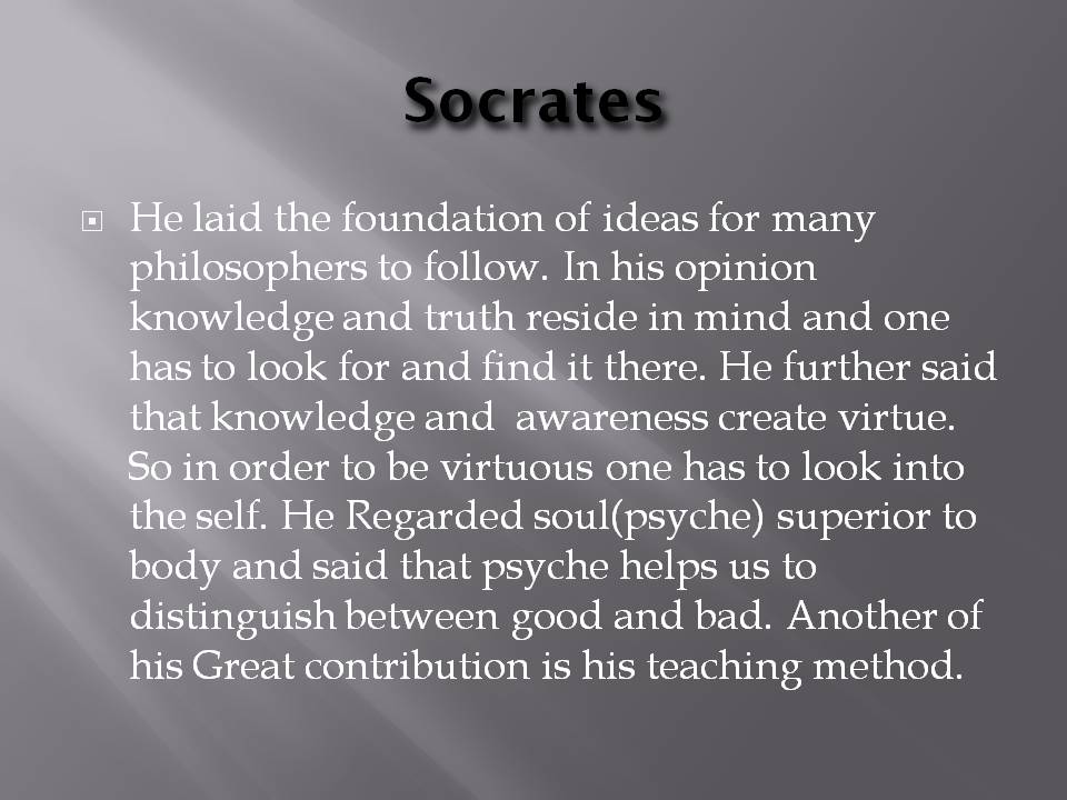 Early Psychological ThoughtGreek Philosophers Health with Hamdani