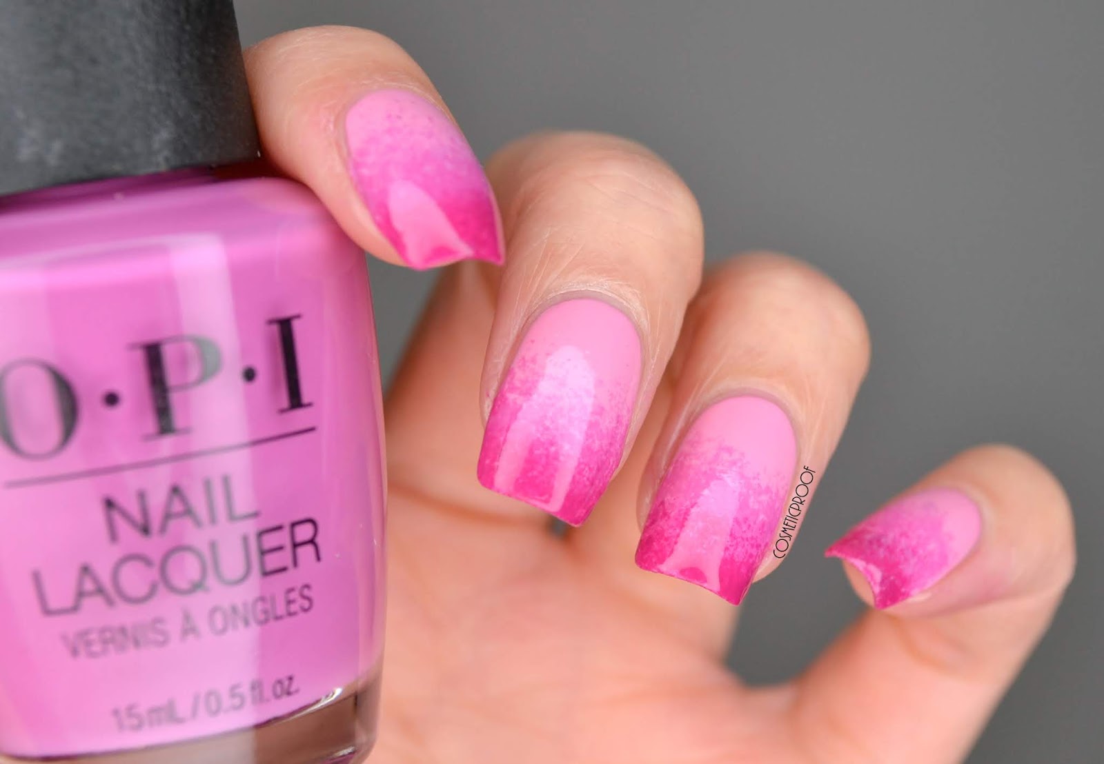 NAILS The Pink Gradient CBBxManiMonday Cosmetic Proof Vancouver