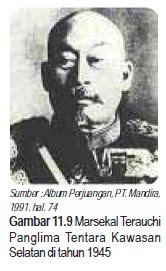 Pembentukan ppki ditangani langsung oleh marsekal terauchi panglima tertinggi bala tentara jepang di asia tenggara yang berkedudukan di