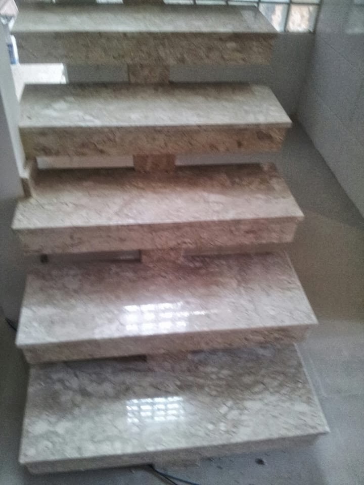 escada de concreto