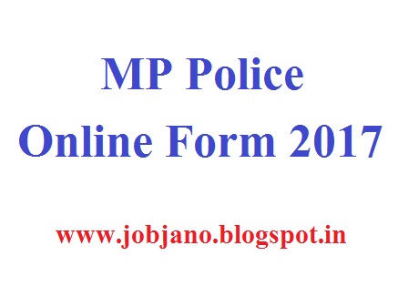 MP Police constable, Tradesman, ASI  Online form 2017