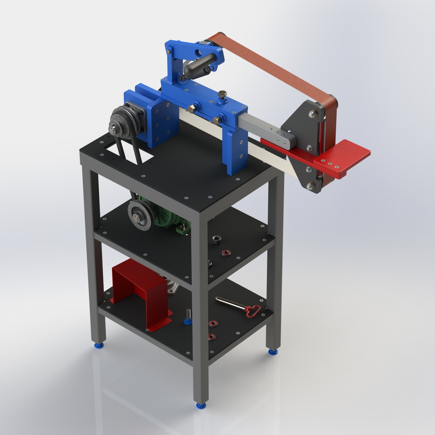 Knife Belt Grinder Download free 3D cad models 100089