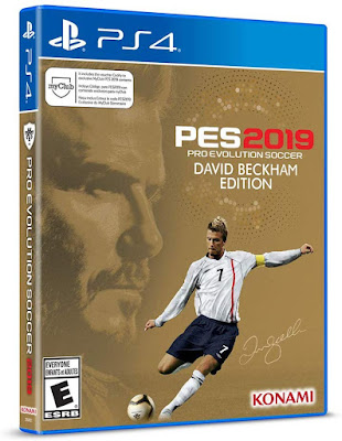 Pro Evolution Soccer 2019 Game Cover Ps4 David Beckham Edition
