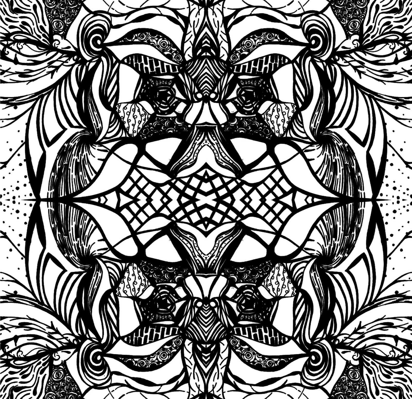 Tarantuphant Designs Black And White