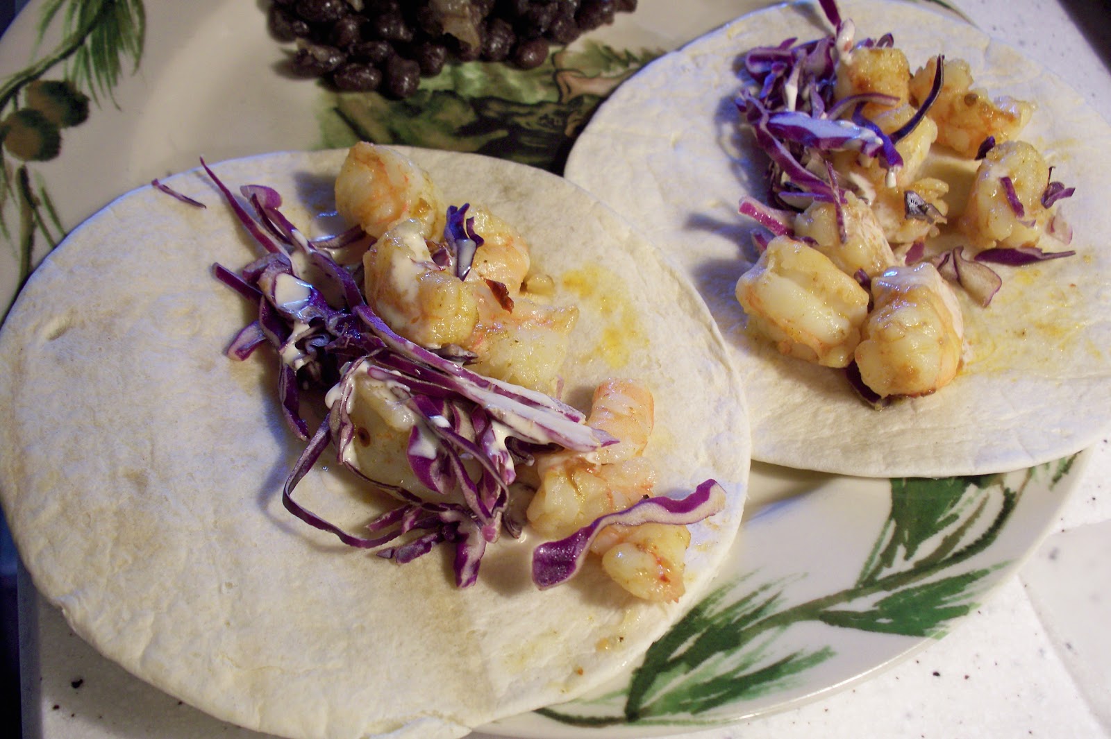 THE FOOD OF LOVE CHIPOTLE SHRIMP TORTILLAS