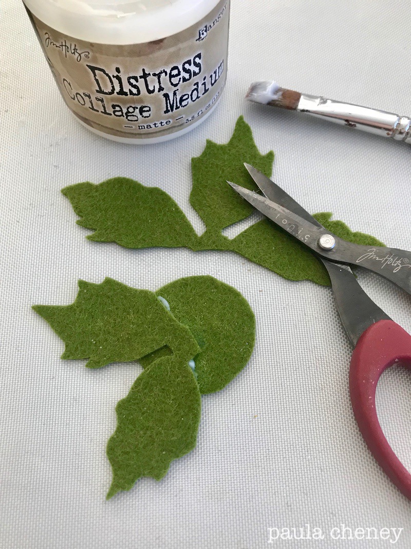 One Lucky Day Tattered Poinsettia Wrap