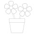 Flower Petals Coloring Pages Flower Coloring Page