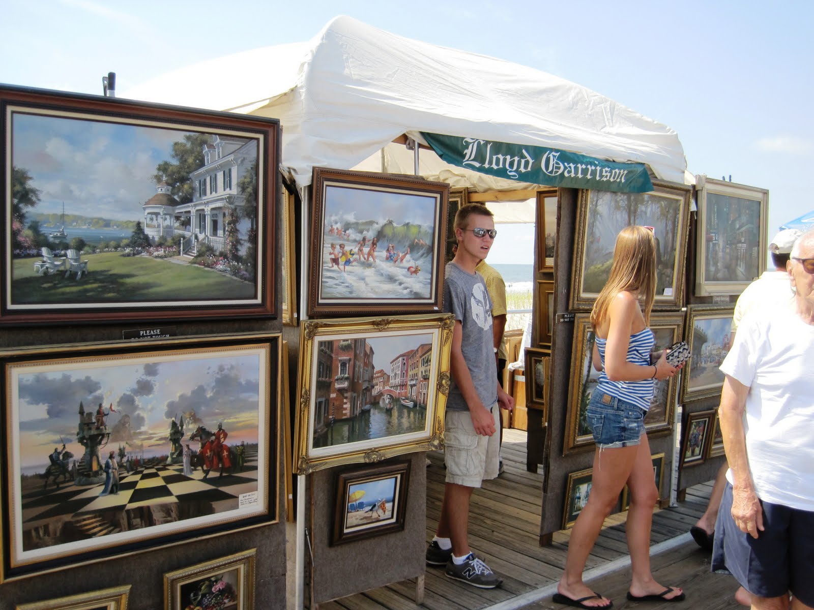 OCEAN CITY, NJ THROUGH THE YEARS OCEAN CITY BOARDWALK ART SHOW 2011