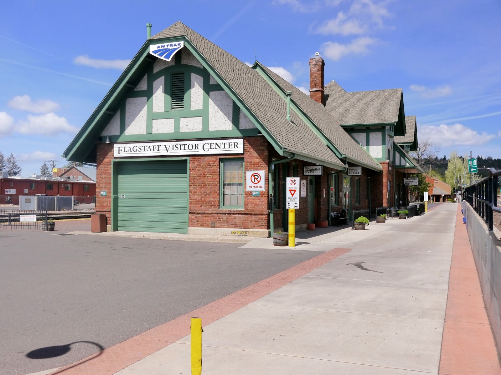 American Travel Journal Historic Railroad Depot Flagstaff