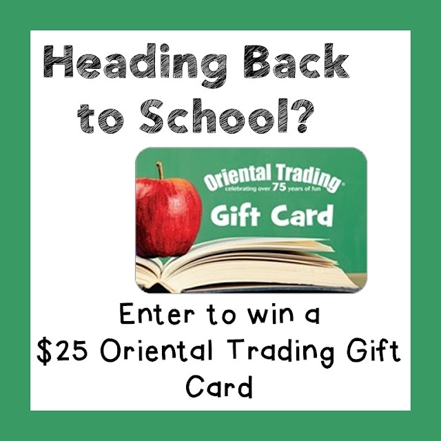 An Apple For The Teacher Oriental Trading Teacher's Wishlist and Giveaway