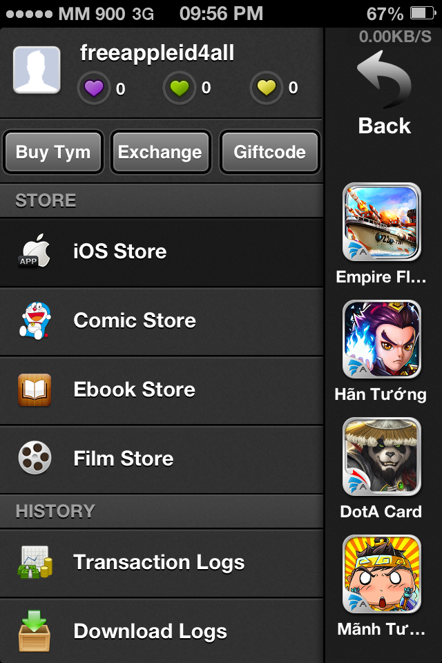Apple ID ( Myanmar ) Free Apple ID For All: AppStore VN 