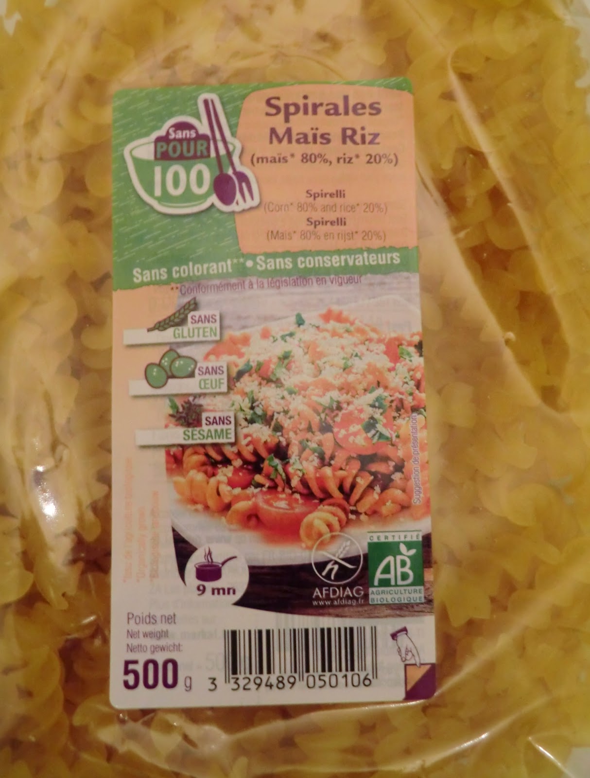 Nouvelles pâtes sans gluten de la famille SANS POUR CENT Ma petite cuisine gourmande sans