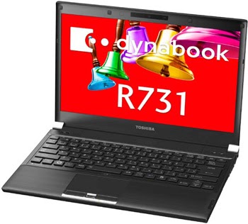Toshiba Dynabook R731/W2PD Notebook Specifications and Pictures