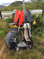 Exped 60 and Porter 4000 packed for packrafting