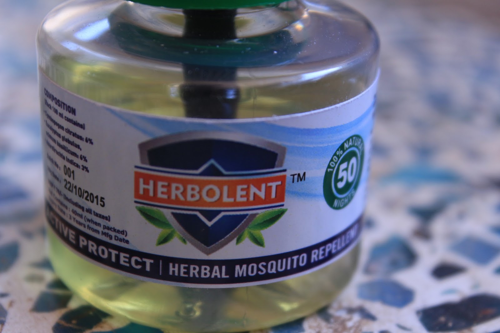 Herbal mosquito liquid repellent 2016