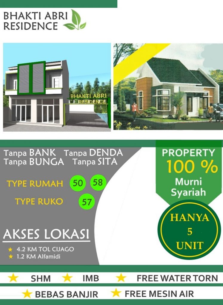 Jual rumah Syariah daerah akses cilegon villa kemuning indah