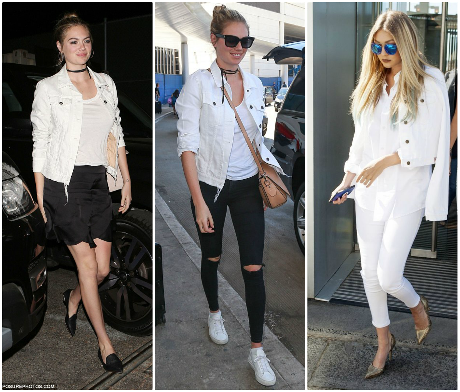 outfits with a white jean jacket