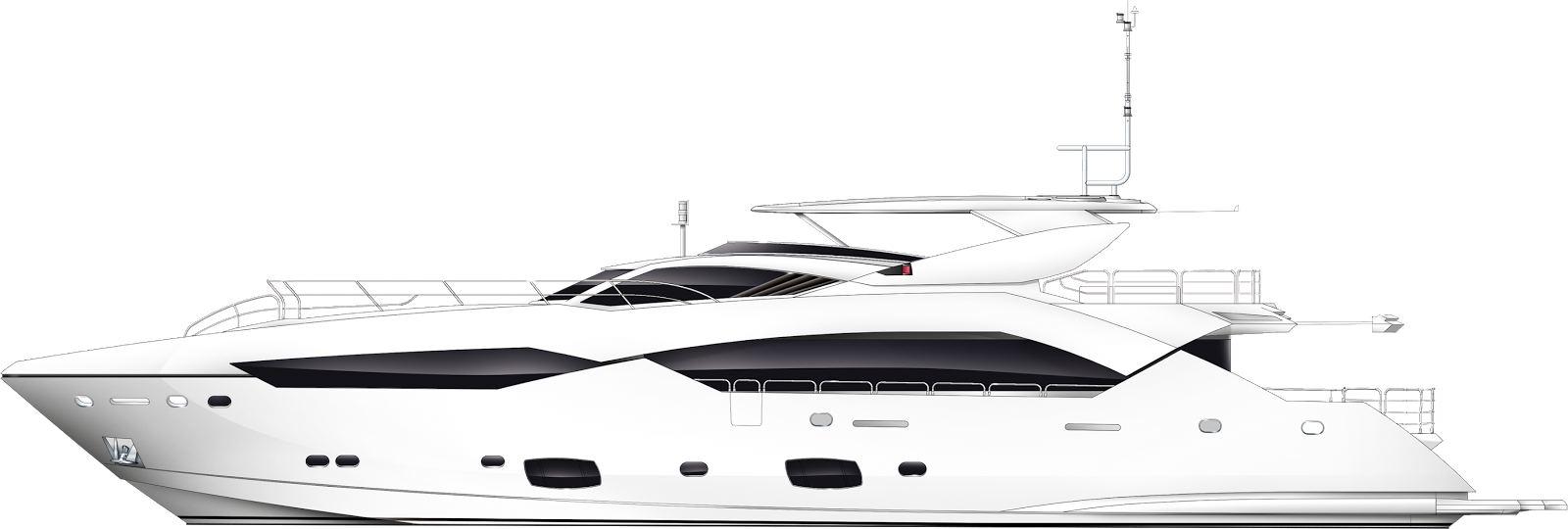 luxury yacht clipart - photo #43