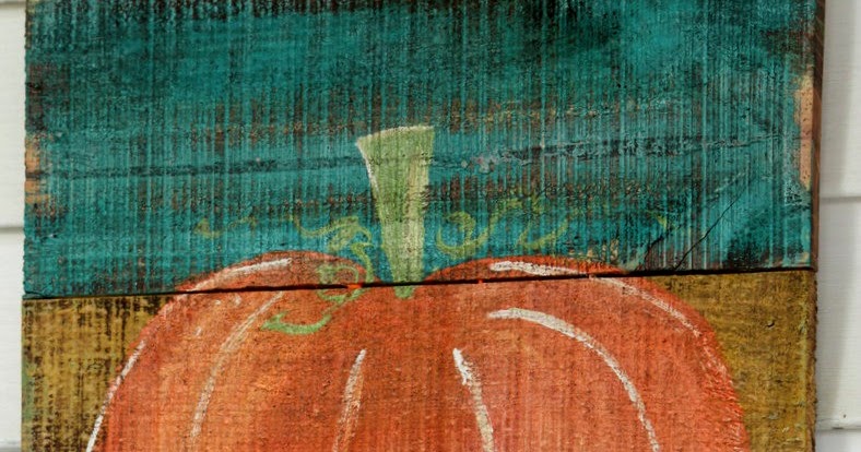 Beyond The Picket Fence: Pallet Pumpkin Sign