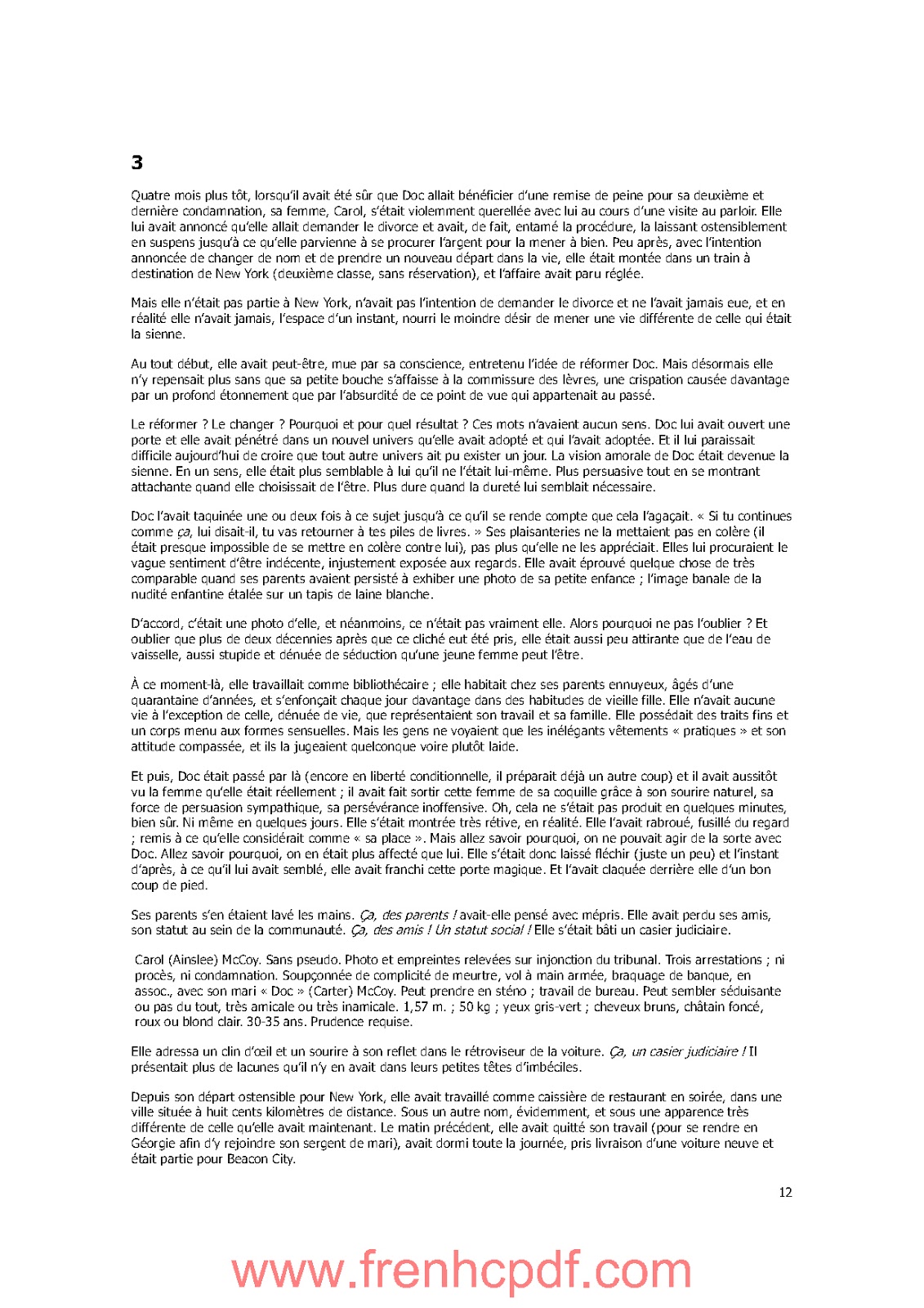Dissertation roman reflet de la societe