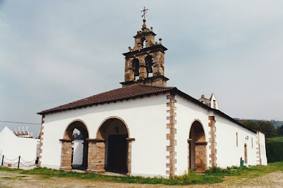 Iglesia de Santiago de Abres, abril de 1996