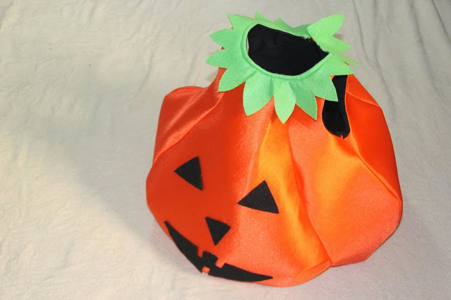 DIY Cómo hacer un DISFRAZ Halloween de CALABAZA para niños (patrón gratis). Blog diy y blog de costura.